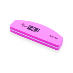 Mini pulētājs, pusmēness 100/180, NAIL4U 1gb.