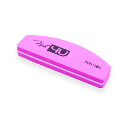 Mini pulētājs, pusmēness 100/180, NAIL4U 1gb.