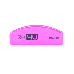 Mini pulētājs, pusmēness 100/180, NAIL4U 1gb.