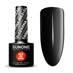 SUNONE Gēl laka all in one - Czarna Inez 5g