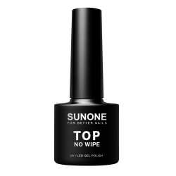 Gela laka - Virsējais pārklājums bez lipīgā slāņa, Sunone Top No Wipe, 5g